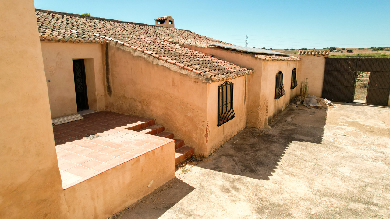 Olive Grove Estates Drone Shots Almansa Finca for sale B&B (9)
