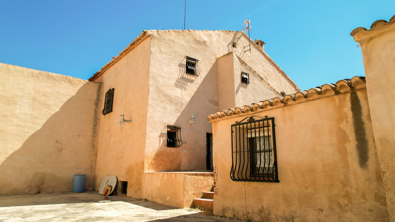 Olive Grove Estates Drone Shots Almansa Finca for sale B&B (11)