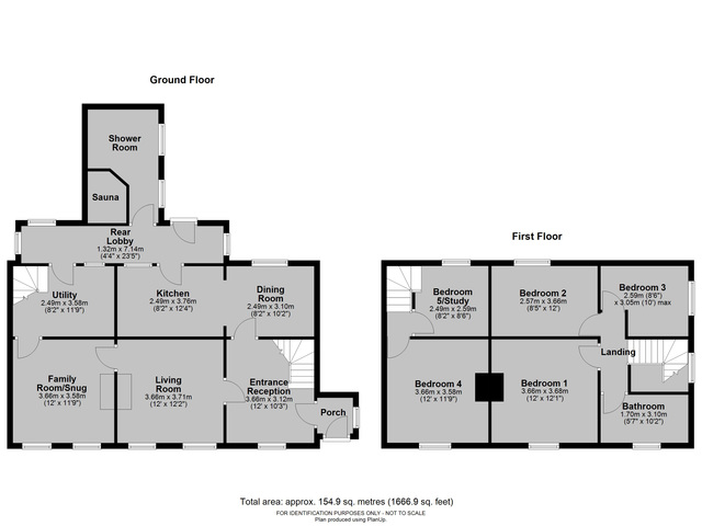 Orchard Cottage, Eaton Bishop, Hereford - all floors.JPG