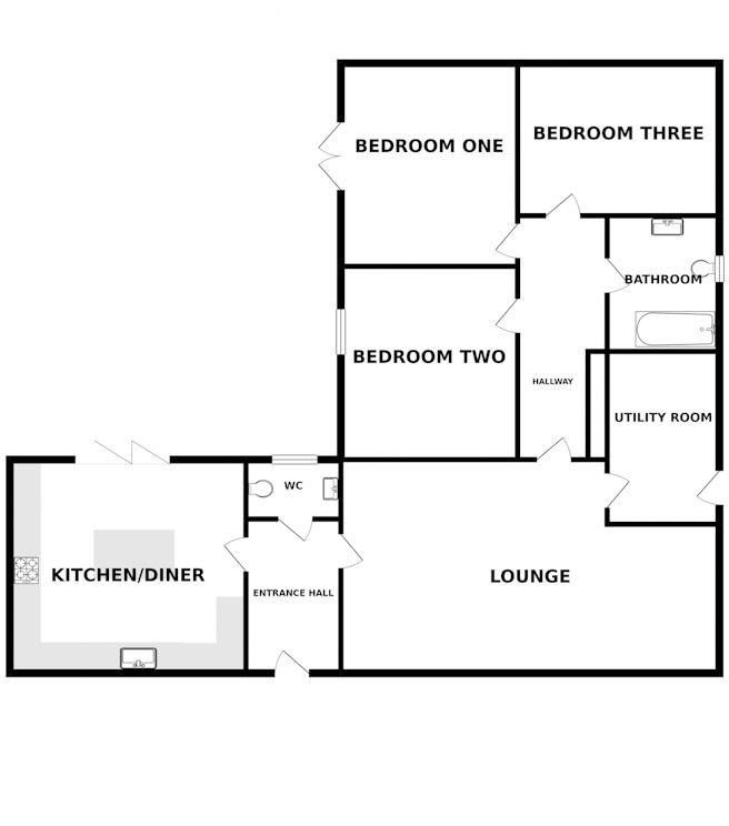 The Fairway, Littlestone, Kent floorplan