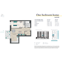 Floor Plan 1 bed