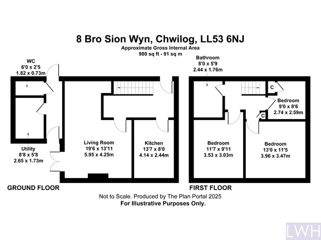 8 Bro Sion Wyn, Chwilog, LL53 6NJ