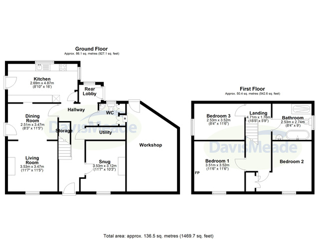 Spye Park Cottage, Tormarton - all floors.JPG