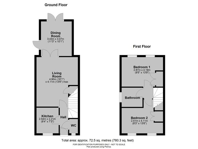 17 Warwick Road, Lower Bullingham, Hereford - all floors.JPG