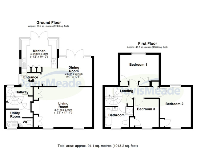 Fig Tree Cottage, Dyrham - all floors.JPG