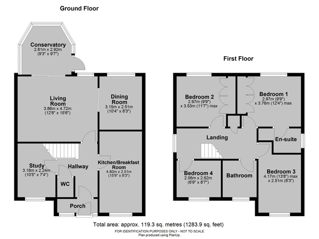 60 Huntsmans Drive, Kings Acre, Hereford - all floors.JPG