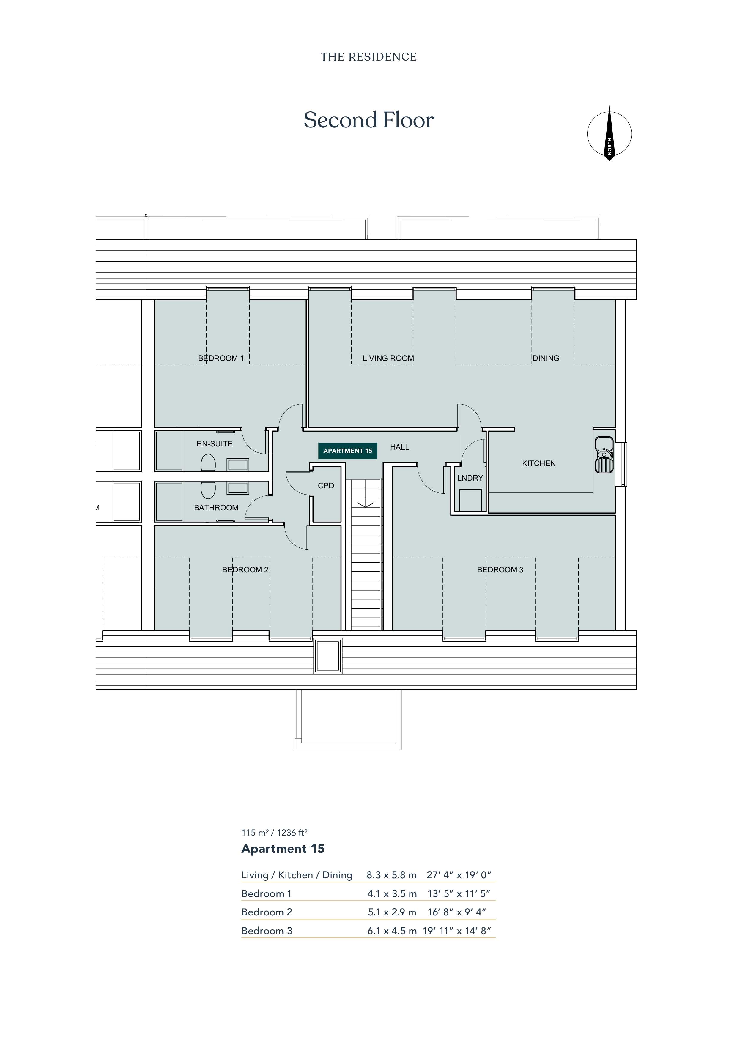 15 The Residence, South Road, Hythe, Kent floorplan