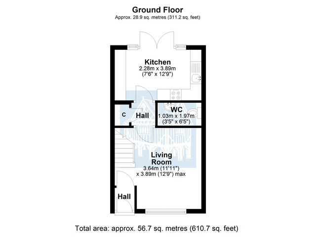 124 Manor Road, Newent - Ground Floor.JPG