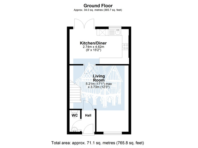 12 Oak Tree Way, Newent - Ground Floor (1).JPG