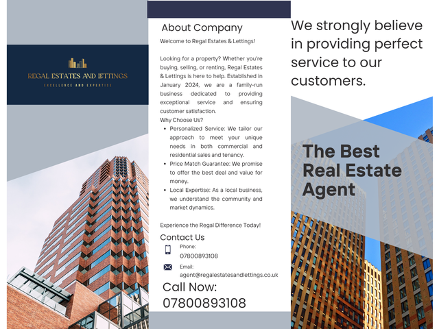 Welcome to Regal Estates & Lettings! Regal Estates & Lettings Your Trusted Local, Family-Run Online 